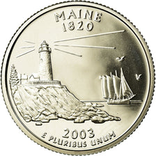 Coin, United States, Maine, Quarter, 2003, U.S. Mint, San Francisco, Proof