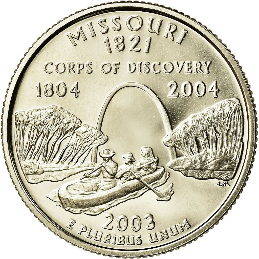 Coin, United States, Missouri, Quarter, 2000, U.S. Mint, San Francisco, Proof
