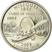 Coin, United States, Missouri, Quarter, 2000, U.S. Mint, San Francisco, Proof