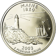 Coin, United States, Maine, Quarter, 2003, U.S. Mint, San Francisco, Proof