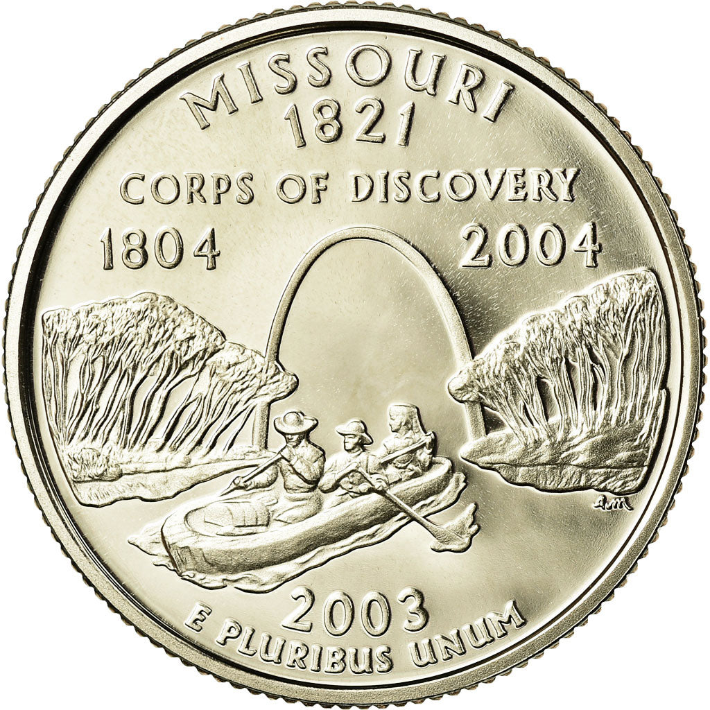 Coin, United States, Missouri, Quarter, 2000, U.S. Mint, San Francisco, Proof