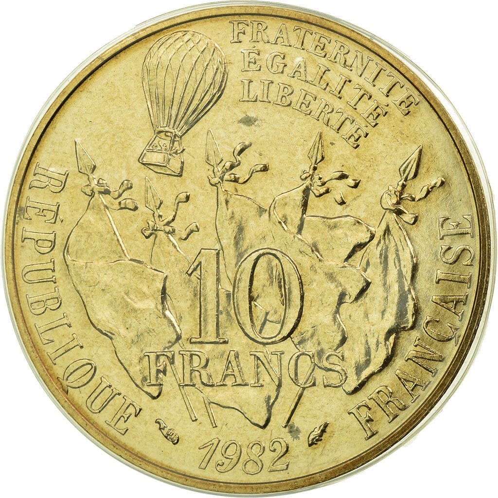 Monnaie, France, Gambetta, 10 Francs, 1982, Paris, FDC, Nickel-Bronze