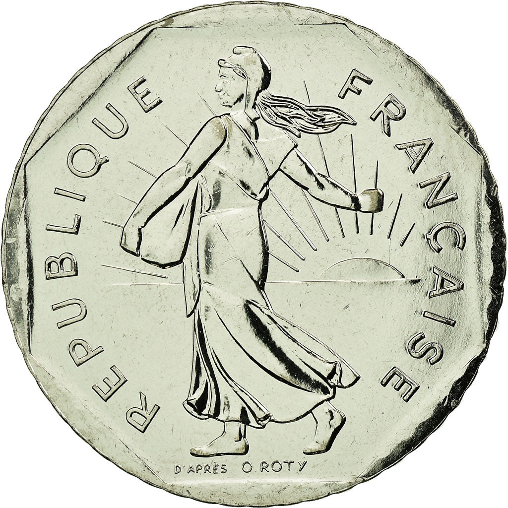 Münze, Frankreich, Semeuse, 2 Francs, 2001, Paris, BU, STGL, Nickel, KM:942.1