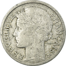 Coin, France, Morlon, 2 Francs, 1945, Castelsarrasin, VF(20-25), Aluminum
