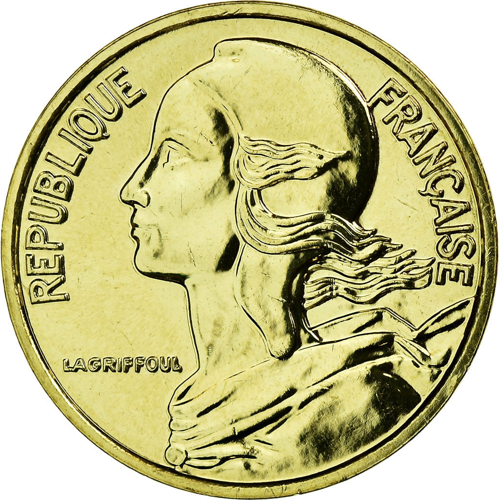 Coin, France, Marianne, 5 Centimes, 2001, Paris, BU, MS(65-70), Aluminum-Bronze