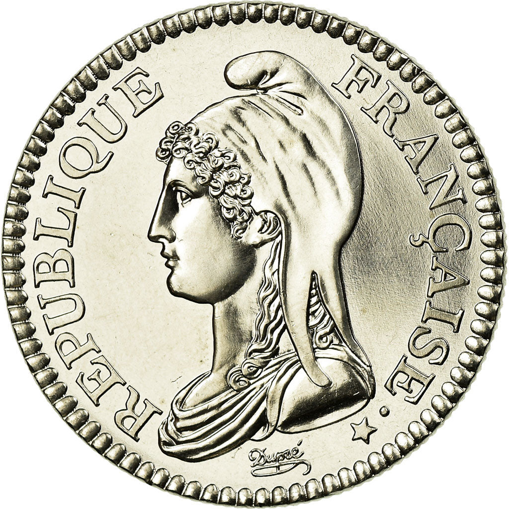 Monnaie, France, Marianne révolutionnaire, 5 Francs, 2000, Paris, FDC