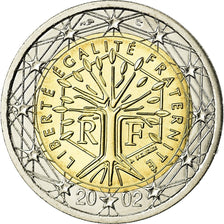 France, 2 Euro, 2002, BU, MS(65-70), Bi-Metallic, KM:1289