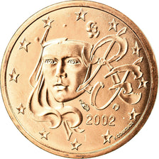 France, 2 Euro Cent, 2002, BU, MS(65-70), Copper Plated Steel, Gadoury:2