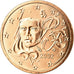 France, 2 Euro Cent, 2002, BU, MS(65-70), Copper Plated Steel, Gadoury:2