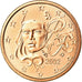 Frankreich, Euro Cent, 2002, BU, STGL, Copper Plated Steel, Gadoury:1, KM:1282