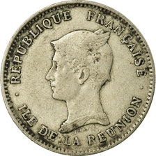 Coin, Réunion, 50 Centimes, 1896, VF(30-35), Copper-nickel, KM:4