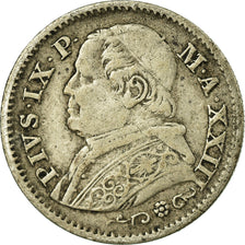 Coin, ITALIAN STATES, PAPAL STATES, Pius IX, 10 Soldi, 50 Centesimi, 1868, Roma