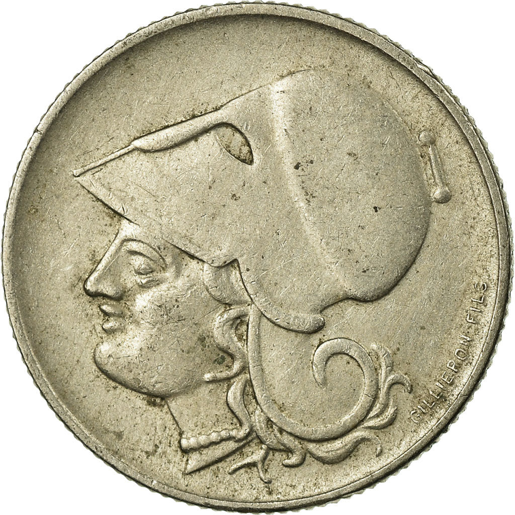 Coin, Greece, 20 Lepta, 1926, EF(40-45), Copper-nickel, KM:67