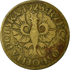 Monnaie, Pologne, 2 Grosze, 1923, Warsaw, TB+, Laiton, KM:9