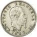 Coin, Italy, Vittorio Emanuele II, Lira, 1863, Milan, EF(40-45), Silver, KM:5a.1
