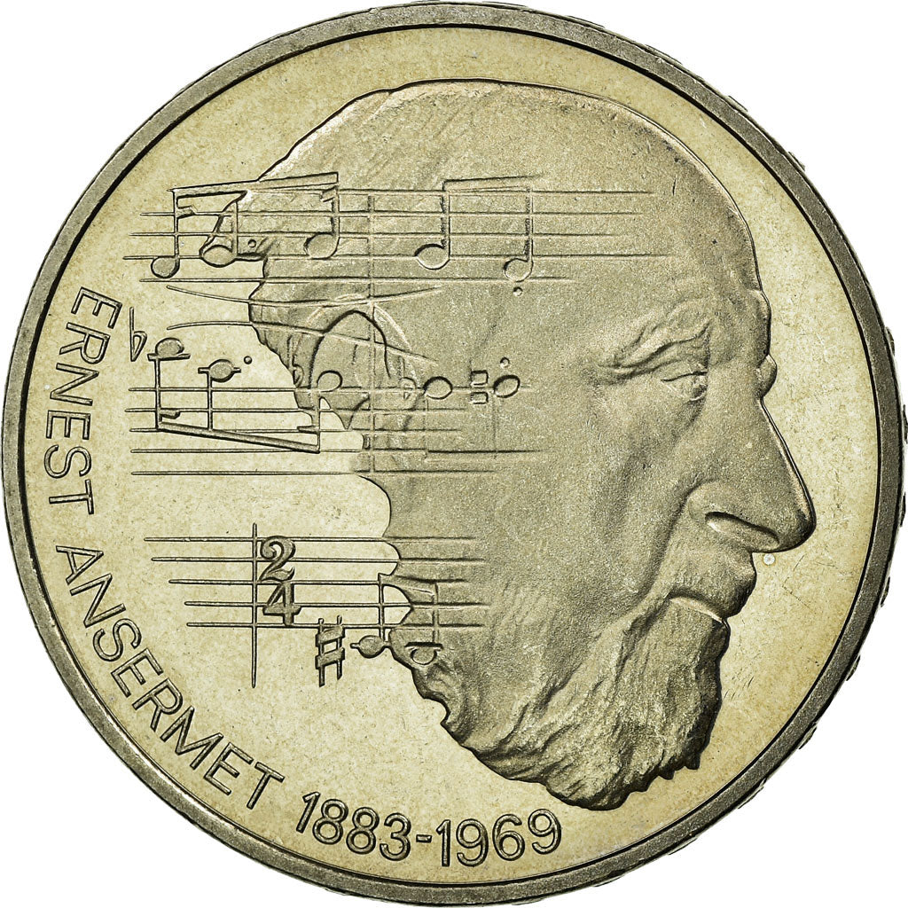 Coin, Switzerland, 5 Francs, 1983, Bern, AU(55-58), Copper-nickel, KM:62