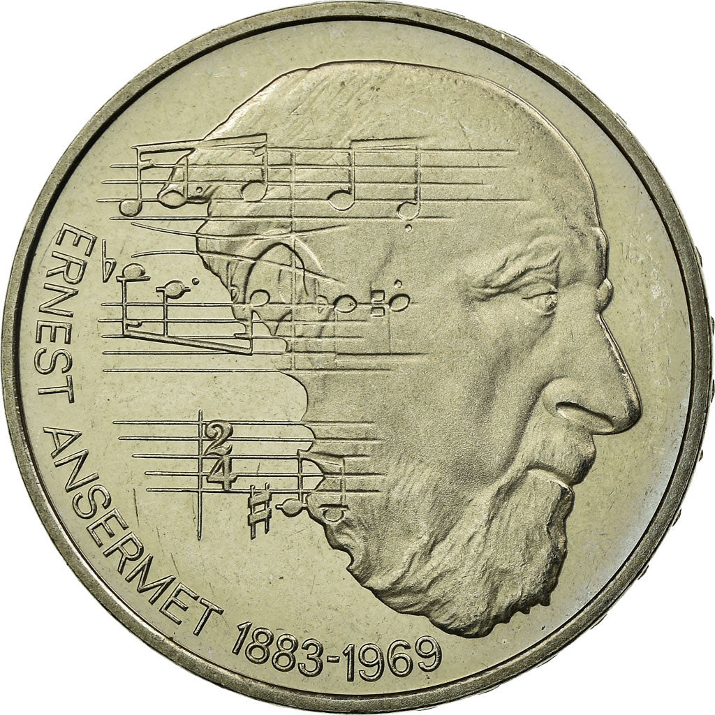 Coin, Switzerland, 5 Francs, 1983, Bern, AU(55-58), Copper-nickel, KM:62