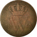 Coin, Netherlands, William III, Cent, 1863, VF(30-35), Copper, KM:100