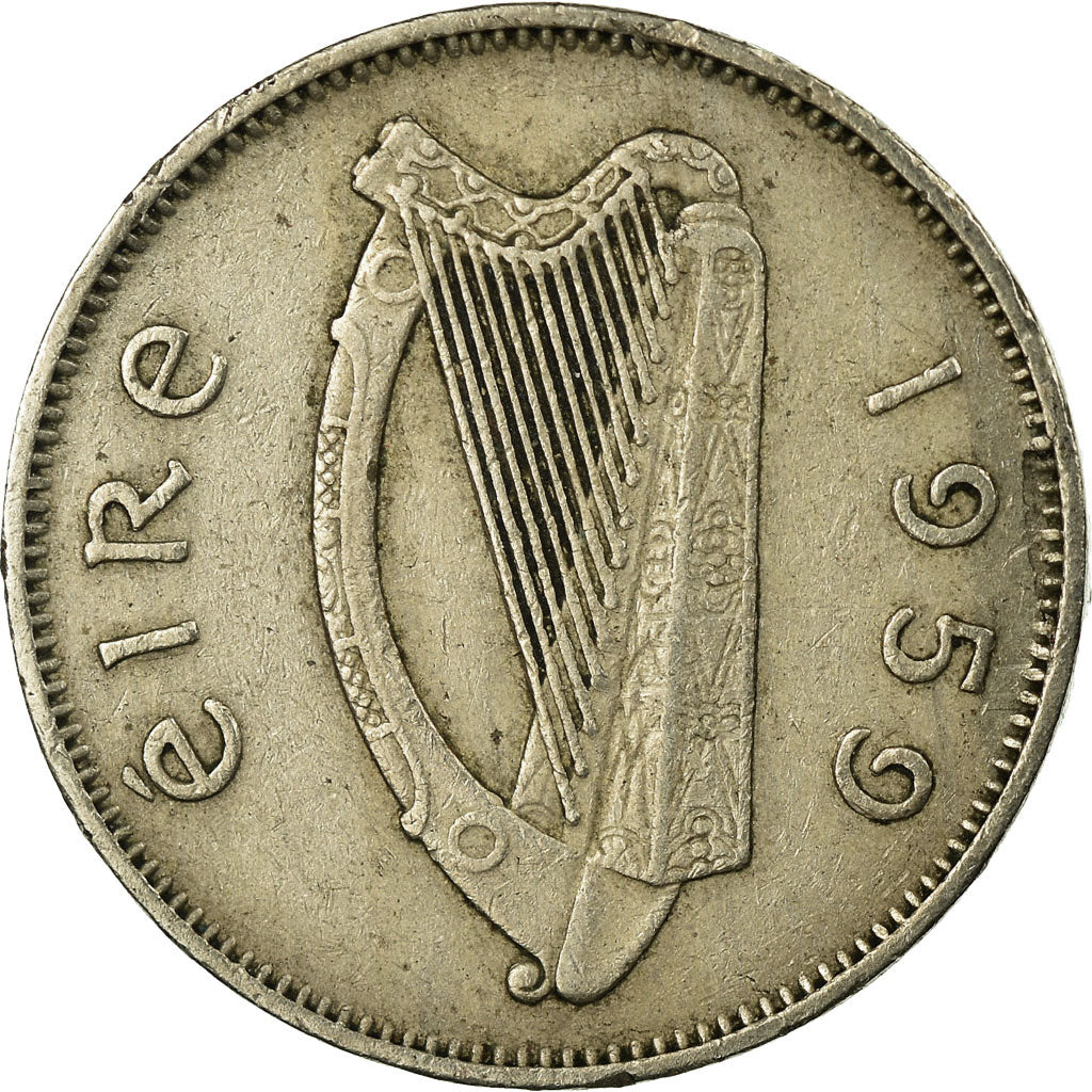 Monnaie, IRELAND REPUBLIC, 6 Pence, 1959, TTB, Copper-nickel, KM:13a