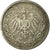 Moneta, GERMANIA - IMPERO, 1/2 Mark, 1906, Stuttgart, MB+, Argento, KM:17