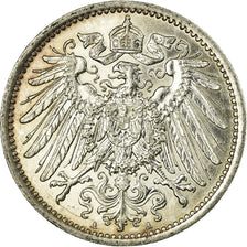 Coin, GERMANY - EMPIRE, Wilhelm II, Mark, 1914, Berlin, AU(55-58), Silver, KM:14