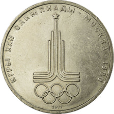 Moneda, Rusia, Rouble, 1977, Saint-Petersburg, EBC, Cobre - níquel - cinc