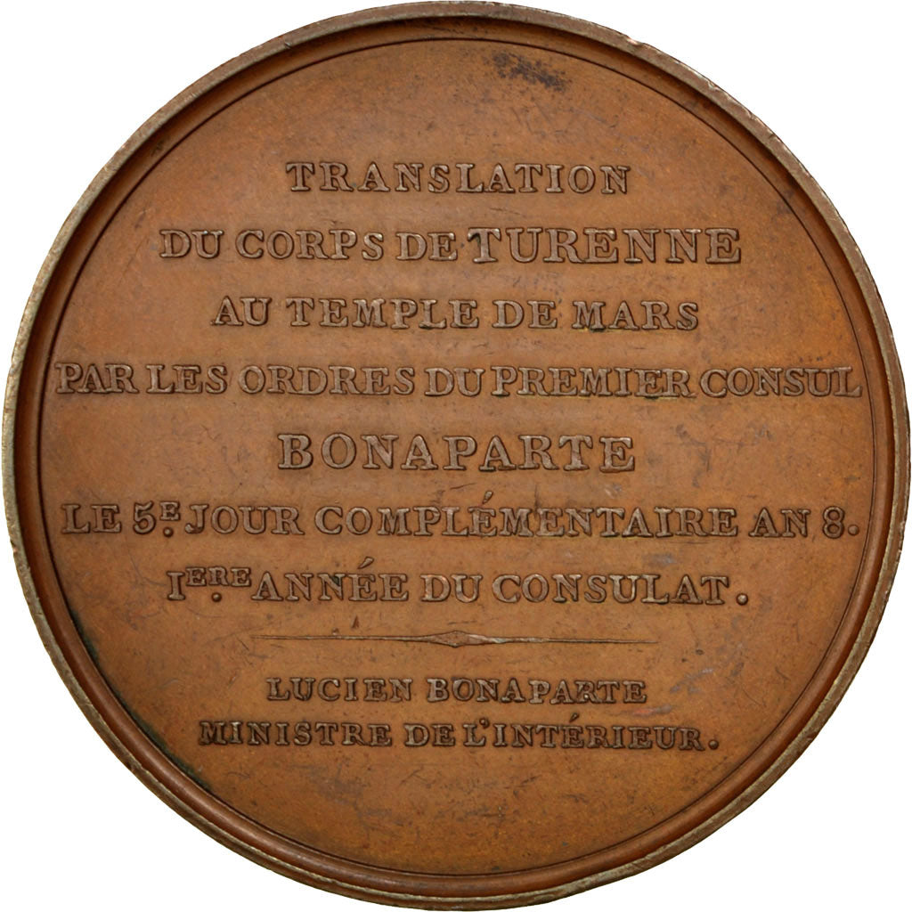 France, Medal, French Consulate, History, Auguste, SUP, Bronze