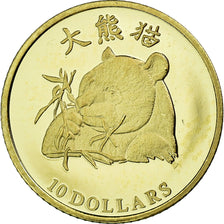 Coin, Liberia, Panda, 10 Dollars, 2006, MS(65-70), Gold
