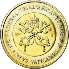 Vatican, 2 Euro, unofficial private coin, MS(63), Bi-Metallic