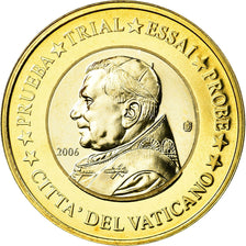Vatican, 1 Euro, unofficial private coin, MS(63), Bi-Metallic