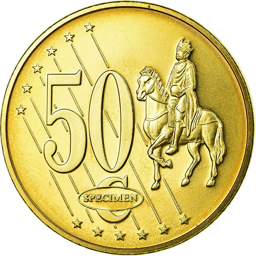 Vaticano, 50 Euro Cent, unofficial private coin, SC, Aluminio y cuproníquel