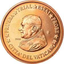 Vatican, 5 Euro Cent, unofficial private coin, MS(63), Copper Plated Steel