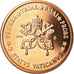 Vatican, 5 Euro Cent, unofficial private coin, MS(63), Copper Plated Steel