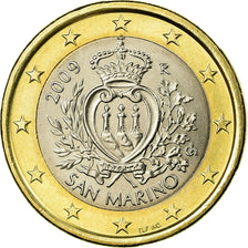San Marino, Euro, 2009, MS(63), Bi-Metallic, KM:485