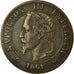 Monnaie, France, Napoleon III, Napoléon III, 2 Centimes, 1861, Bordeaux, TTB
