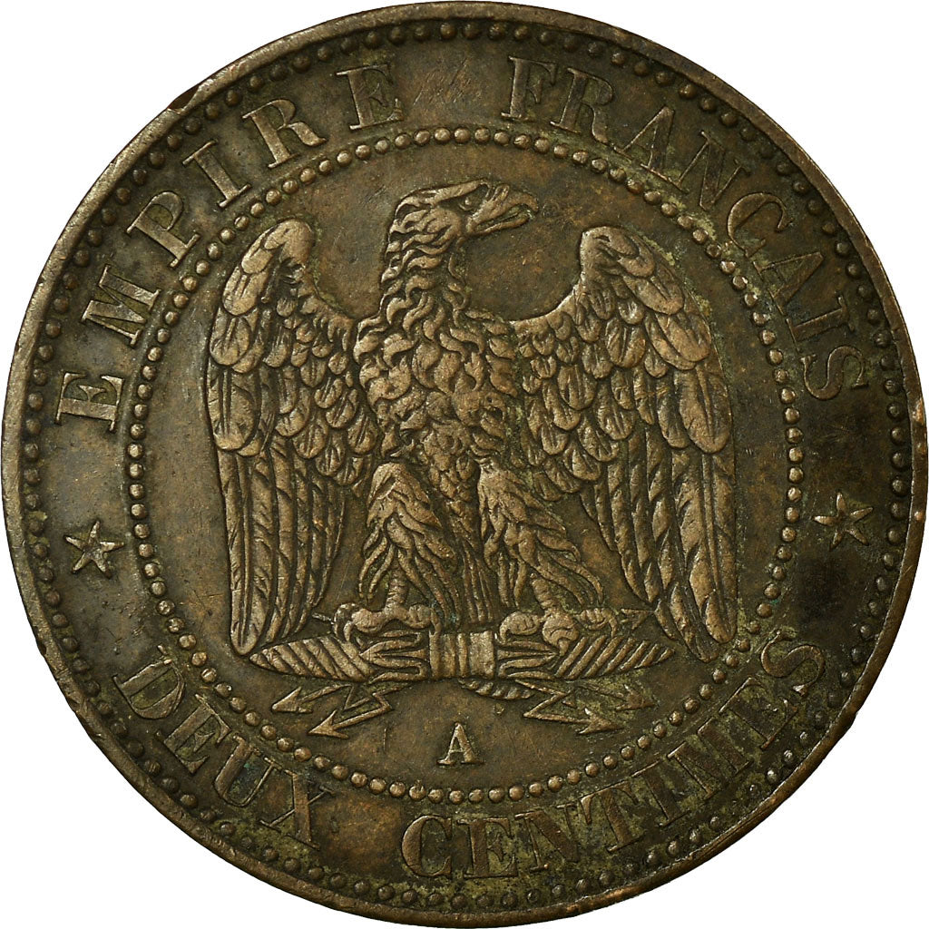 Coin, France, Napoleon III, Napoléon III, 2 Centimes, 1854, Paris, EF(40-45)