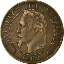 Coin, France, Napoleon III, Napoléon III, 2 Centimes, 1862, Bordeaux