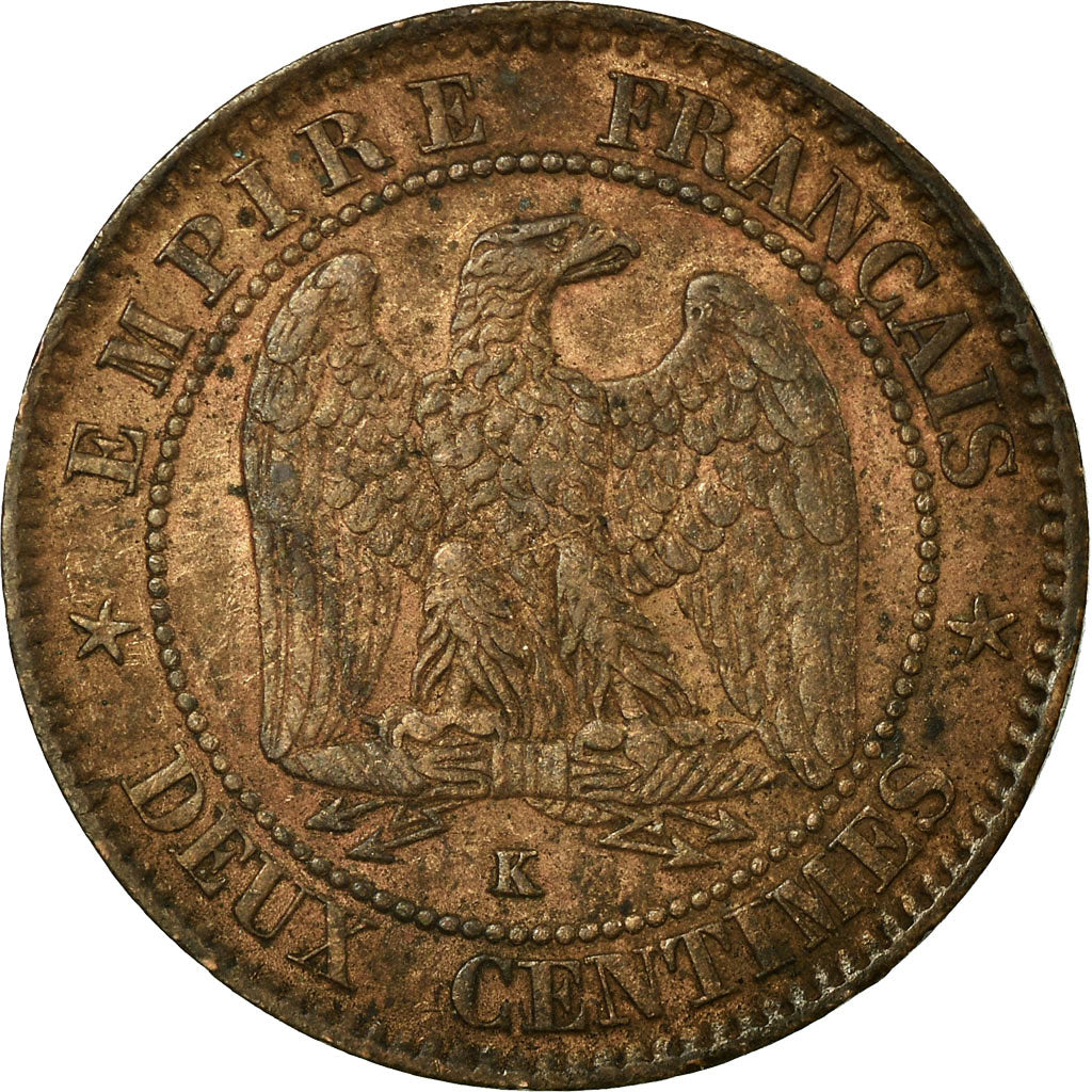 Coin, France, Napoleon III, Napoléon III, 2 Centimes, 1856, Bordeaux