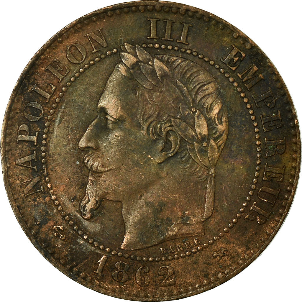 Monnaie, France, Napoleon III, Napoléon III, 2 Centimes, 1862, Bordeaux, TB