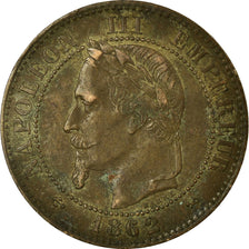 Moneta, Francia, Napoleon III, Napoléon III, 2 Centimes, 1862, Bordeaux, MB