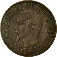 Moneta, Francia, Napoleon III, Napoléon III, 2 Centimes, 1854, Bordeaux, MB