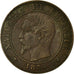 Moneta, Francia, Napoleon III, Napoléon III, 2 Centimes, 1854, Bordeaux, MB