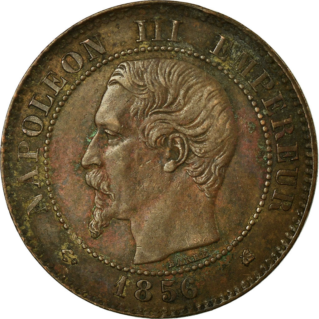 Moneta, Francja, Napoleon III, Napoléon III, 2 Centimes, 1856, Bordeaux