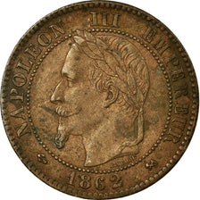 Monnaie, France, Napoleon III, Napoléon III, 2 Centimes, 1862, Bordeaux, TB