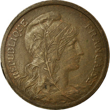 Moneta, Francia, Dupuis, 2 Centimes, 1911, Paris, MB+, Bronzo, KM:841