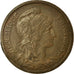 Moneta, Francia, Dupuis, 2 Centimes, 1911, Paris, MB+, Bronzo, KM:841