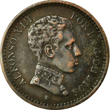 Coin, Spain, Alfonso XIII, 2 Centimos, 1904, Madrid, AU(55-58), Copper, KM:722