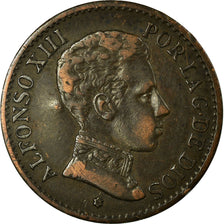 Coin, Spain, Alfonso XIII, Centimo, 1906, Madrid, EF(40-45), Bronze, KM:726
