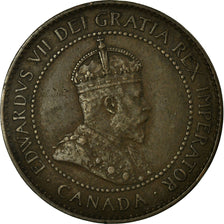 Coin, Canada, Edward VII, Cent, 1902, Royal Canadian Mint, Ottawa, VF(30-35)