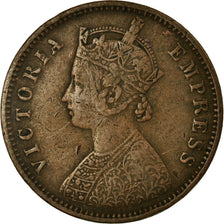 Monnaie, INDIA-BRITISH, Victoria, 1/4 Anna, 1886, TB+, Cuivre, KM:486